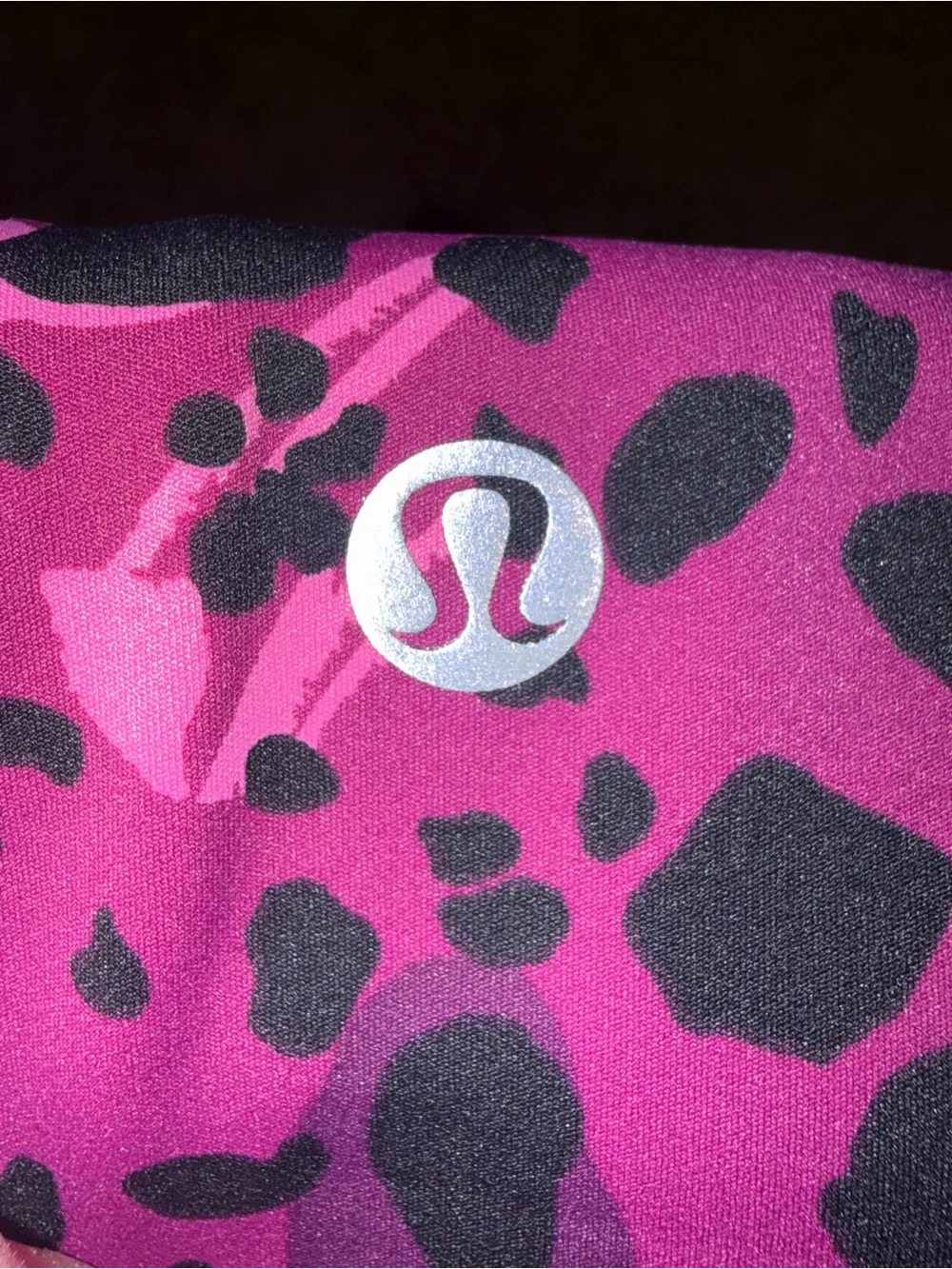 lululemon athletica Purple & Black Animal-Print Leggings